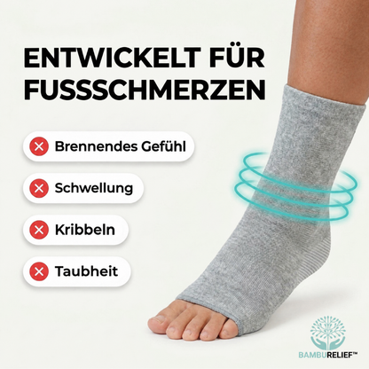 BambuRelief™ Stützstrumpf – Natürliche Unterstützung für schmerzende Füße